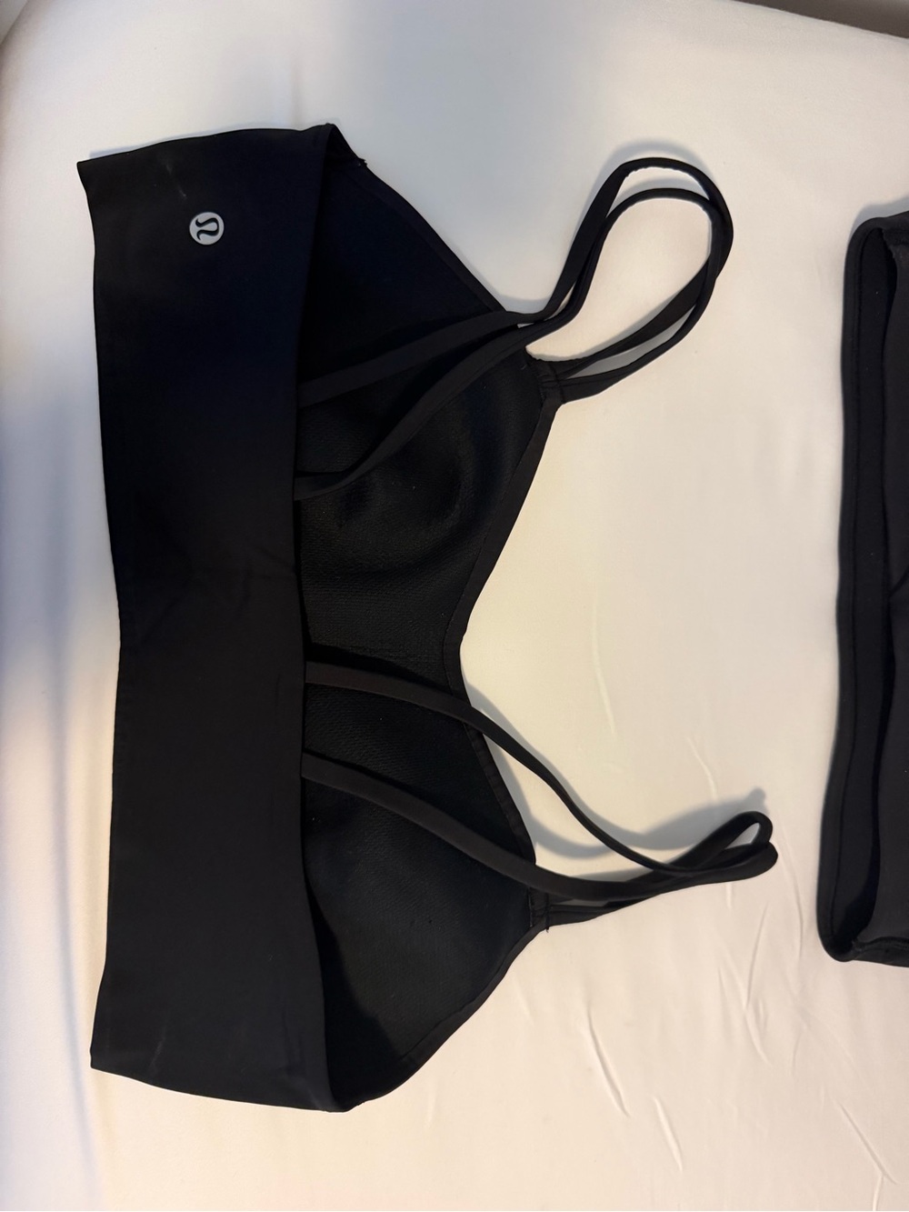 Lululemon athletica Black Double-Strap Sports Bra